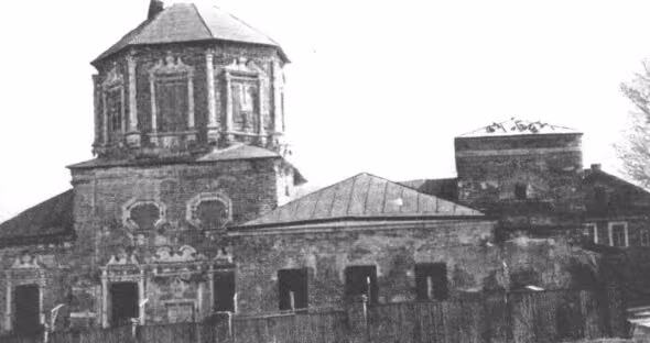 Церковь Троицы в Коньково-Сергиевском. 1971 г.